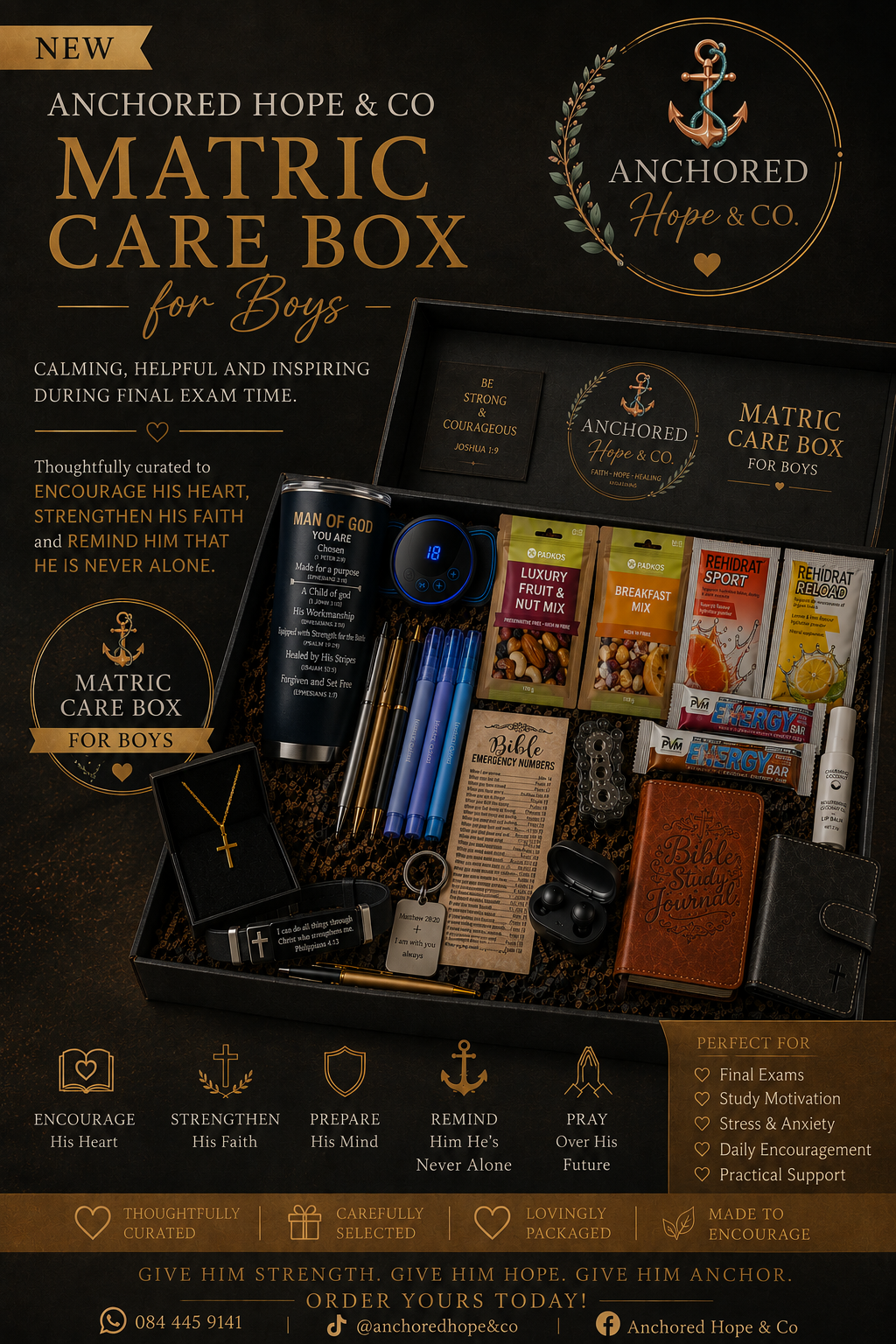 Matric Care Box for Boys gift box