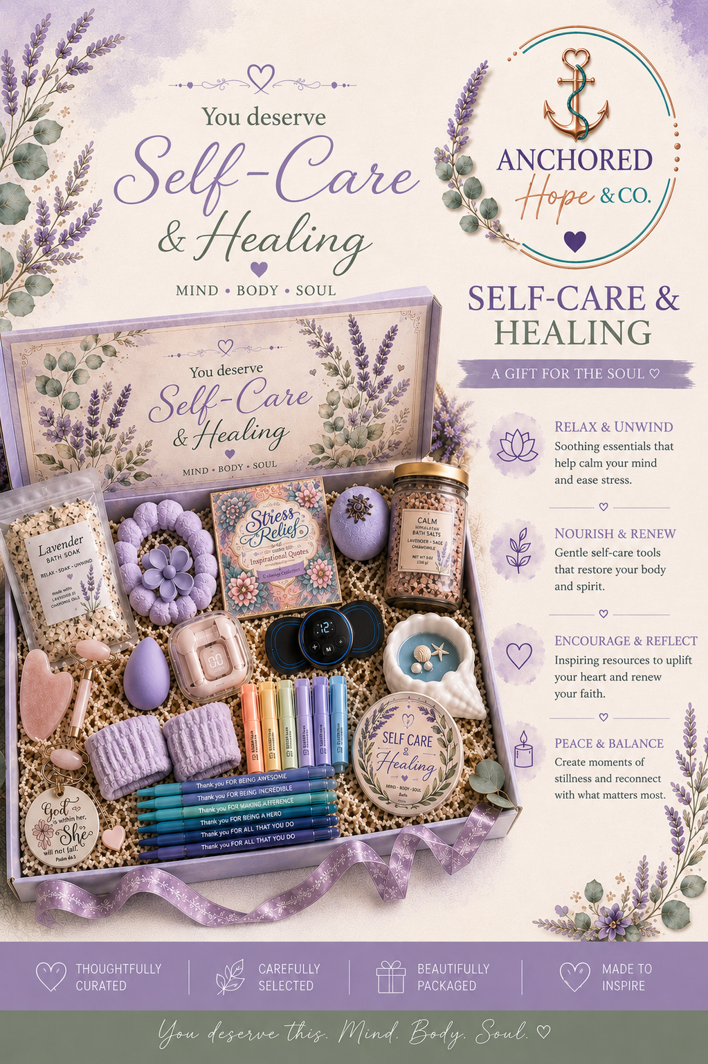 Self-Care & Healing gift box